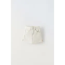 Шорти-спідниця молочна Zara 
