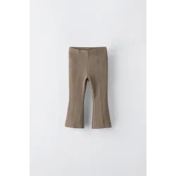 Лосіни рубчик беж кльош Zara