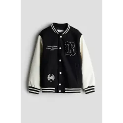 Бомбер нм чорний