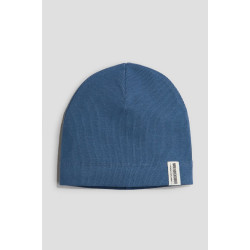 Шапка рубчик синя нм 