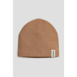 Шапка рубчик беж нм 